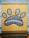 A Bear Paw - Recycled Handmade Diary made by ECOHUT
