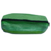 Small Pencil Pouch Recycled from Waste plastic bags - Green Stripes