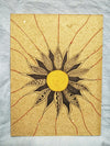 A Sun Flower - Recycled Handmade Diary made by ECOHUT