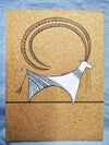 A Wise Goat - Recycled Handmade Diary made by ECOHUT
