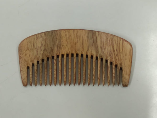 Neem Comb 4" small E shape single spoke