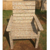 Waste TetraPak Recycled Chipboard Furniture - King Chair with handle