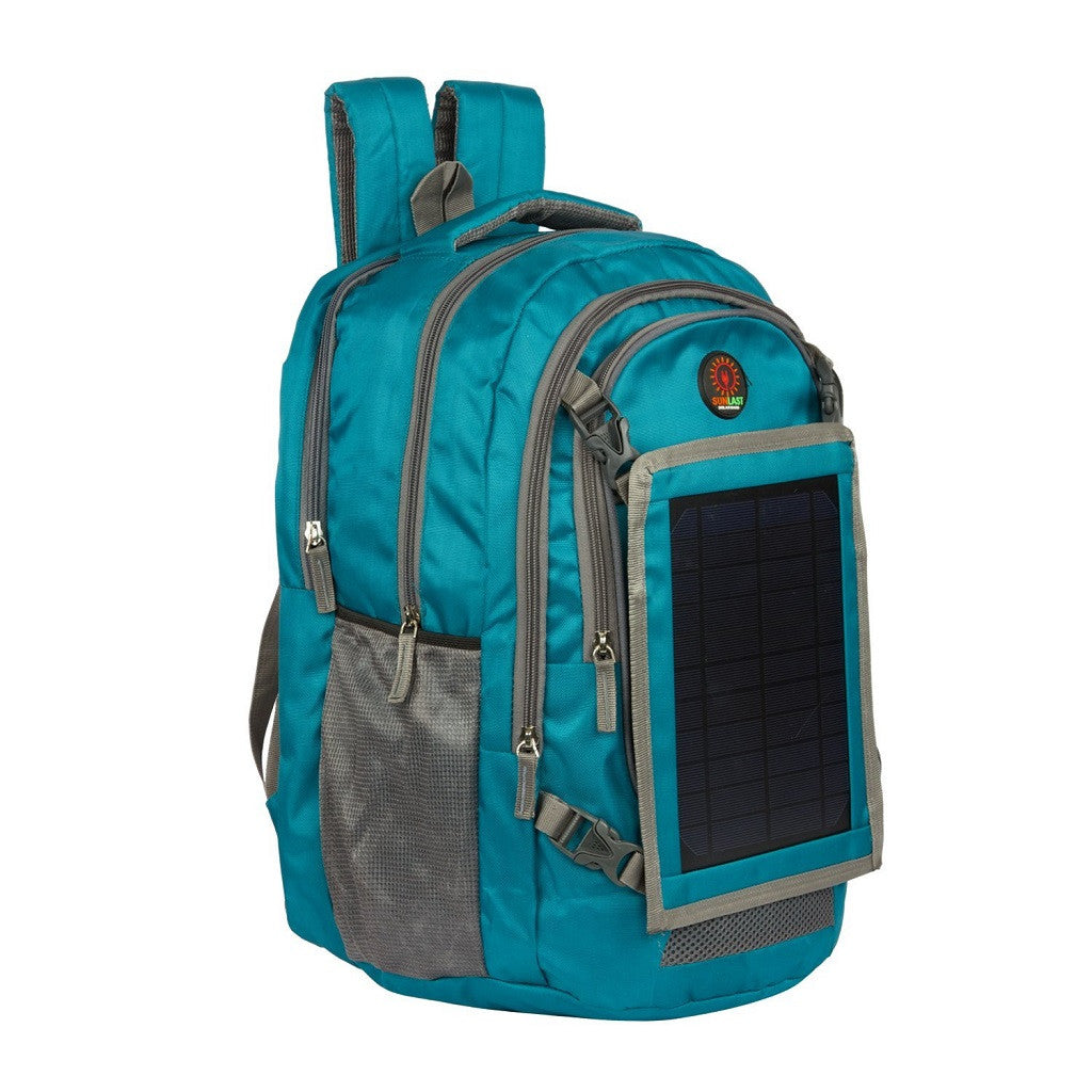 Solar Laptop Backpack L003 with solar panel, battery bank and mobile charger (Sunlast)