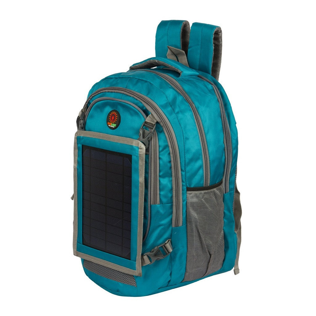 Solar Laptop Backpack L003 with solar panel, battery bank and mobile charger (Sunlast)