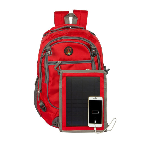 Solar Laptop Backpack L003 with solar panel, battery bank and mobile charger (Sunlast)