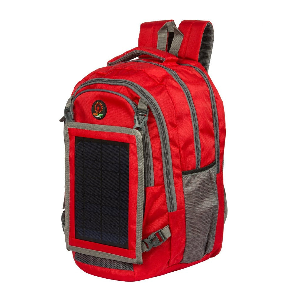 Solar Laptop Backpack L003 with solar panel, battery bank and mobile charger (Sunlast)