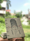 Beautiful girl - Handmade Diary made from recycled paper by ECOHUT