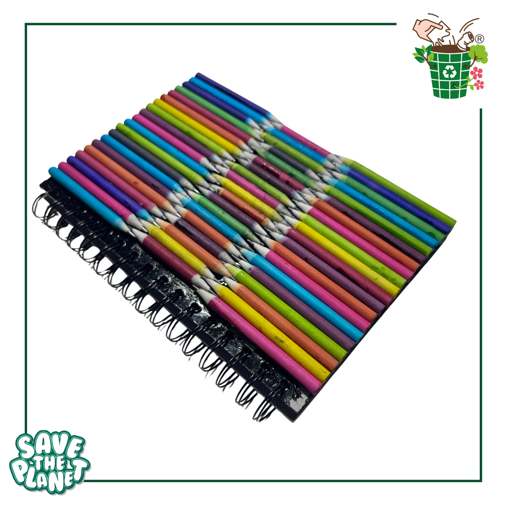 SOT A5 | Colour Pencil Waste Artwork | MLP Recycled | Recycled Paper | 100 Pages