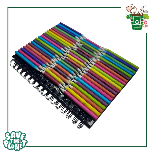 SOT A5 | Colour Pencil Waste Artwork | MLP Recycled | Recycled Paper | 100 Pages