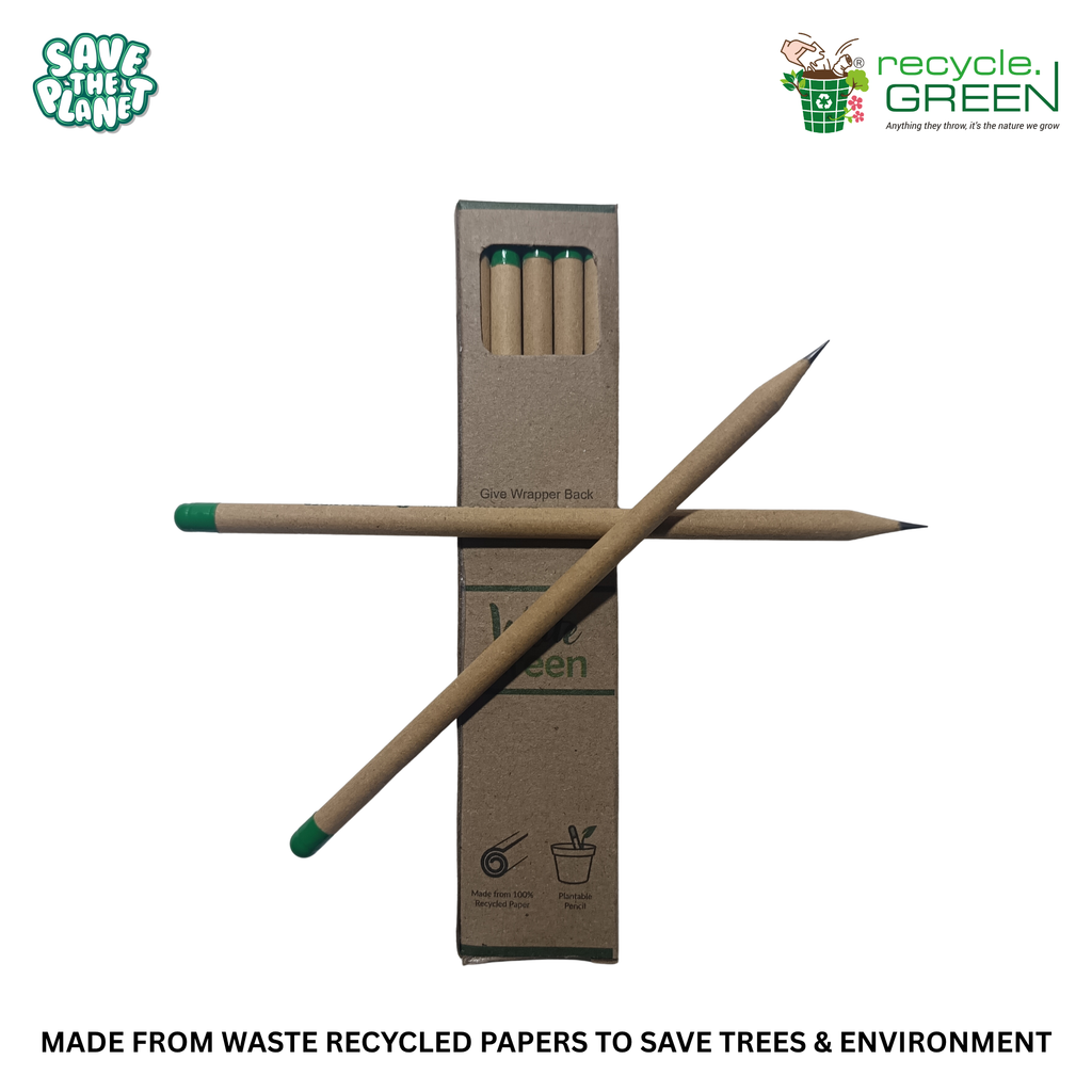 Write Green | Recycled | Brown Paper Pencils | 3 Variants
