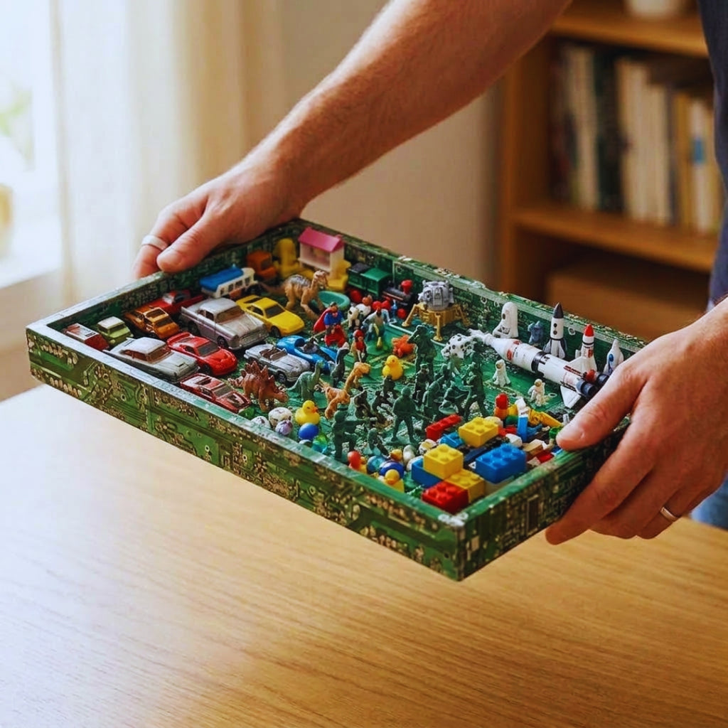 Sustainable Recycled | E-waste & MLP Tray | Medium