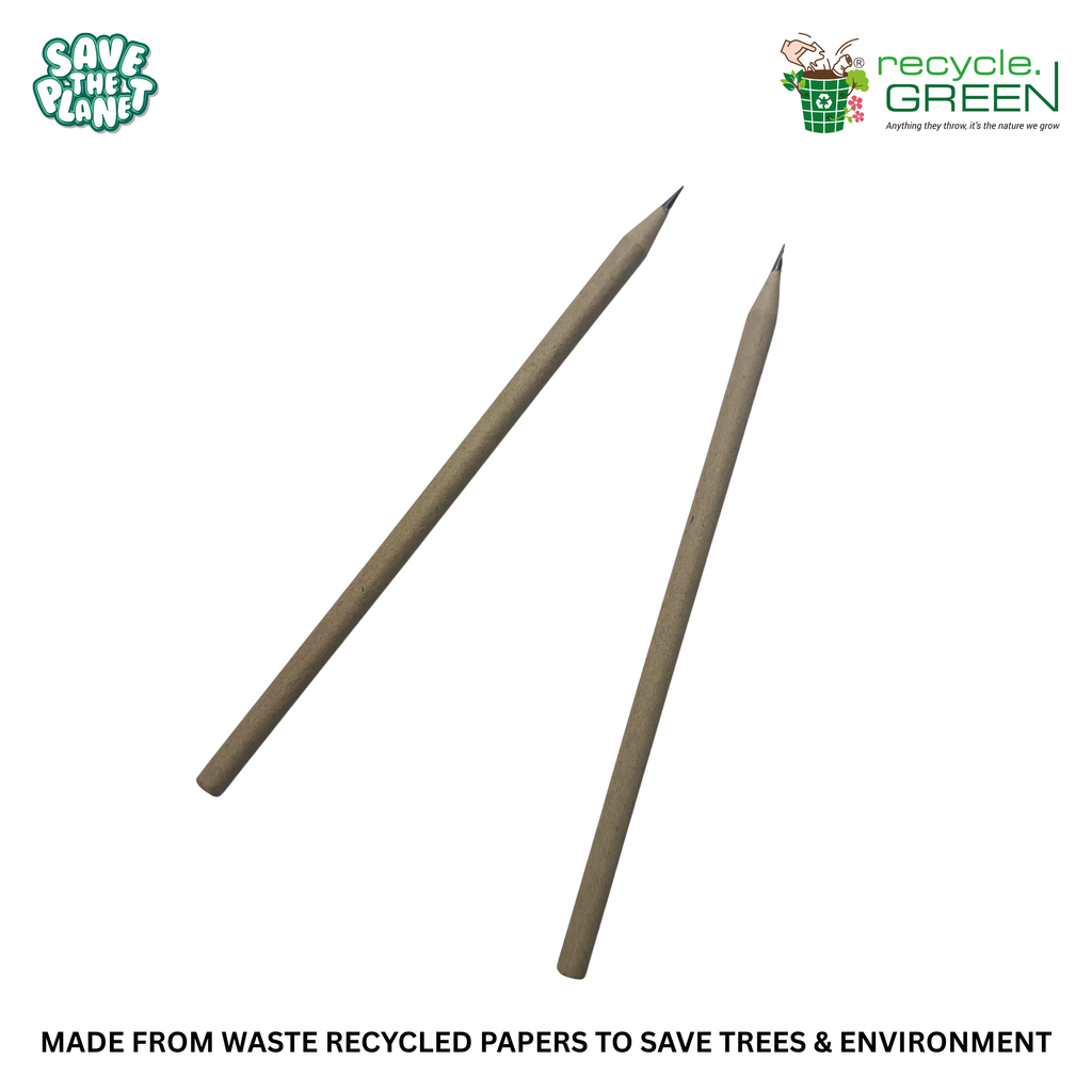 Write Green | Recycled | Brown Paper Pencils | 3 Variants