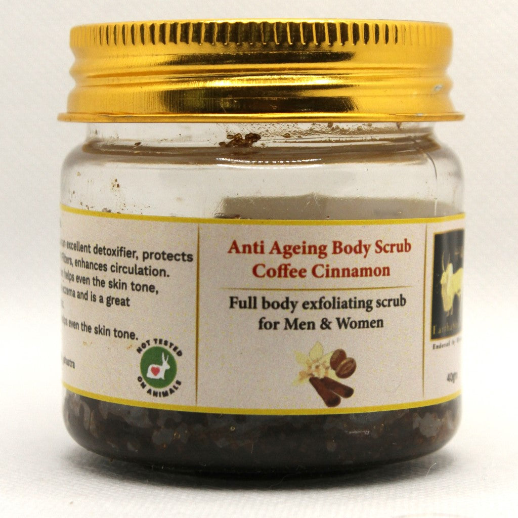 Anti Ageing Body Scub | Coffee Cinnamon | For Men & Women | 40gm