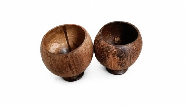 Recycled | Coconut Shell Mug | Natural Mat Polish | 1 Pc