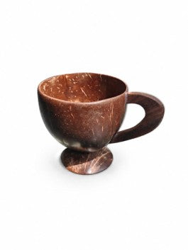Recycled | Coconut Shell Tea or Coffee Cup | Smooth Surface | Natural Polish | 1 Pc