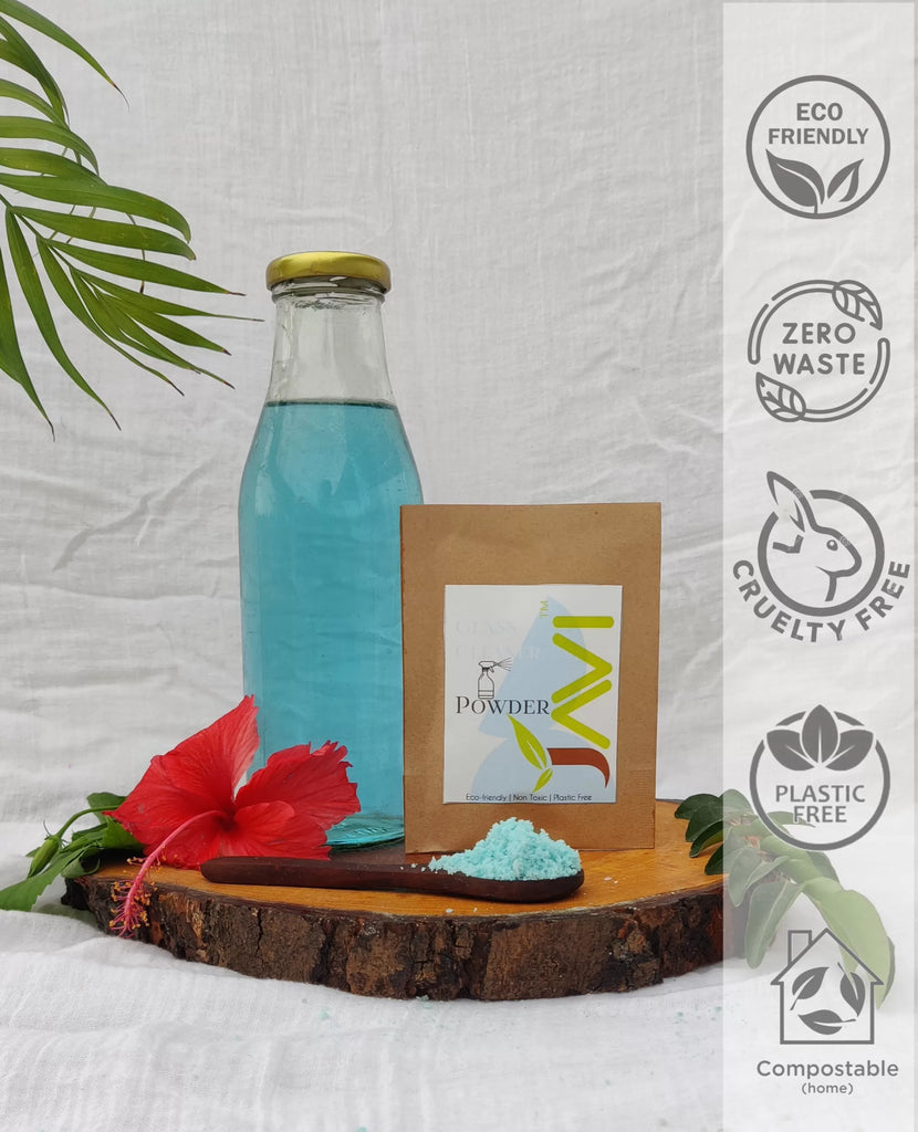 JAVI Glass cleaner | Powder to concentrated Liquid