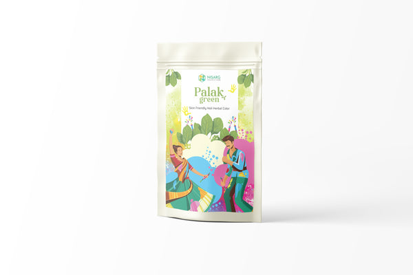Nisarg Organic Holi Colours - Palak Green