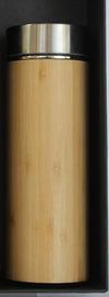 Bamboo Bottle - 500 ml - Flask with food grade steel inside.