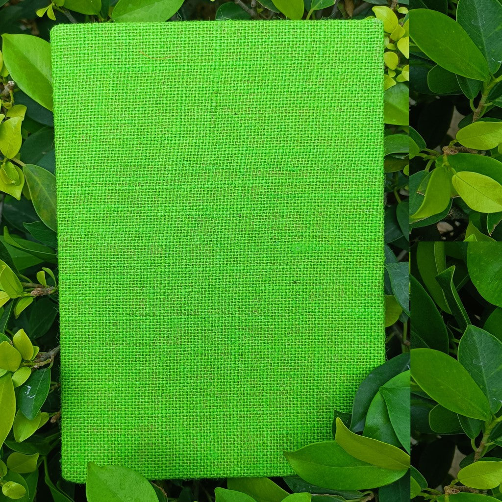 SOT BIG | Green Jute Cover | Brown Recycled paper | Colour branding on pages | MOQ 100