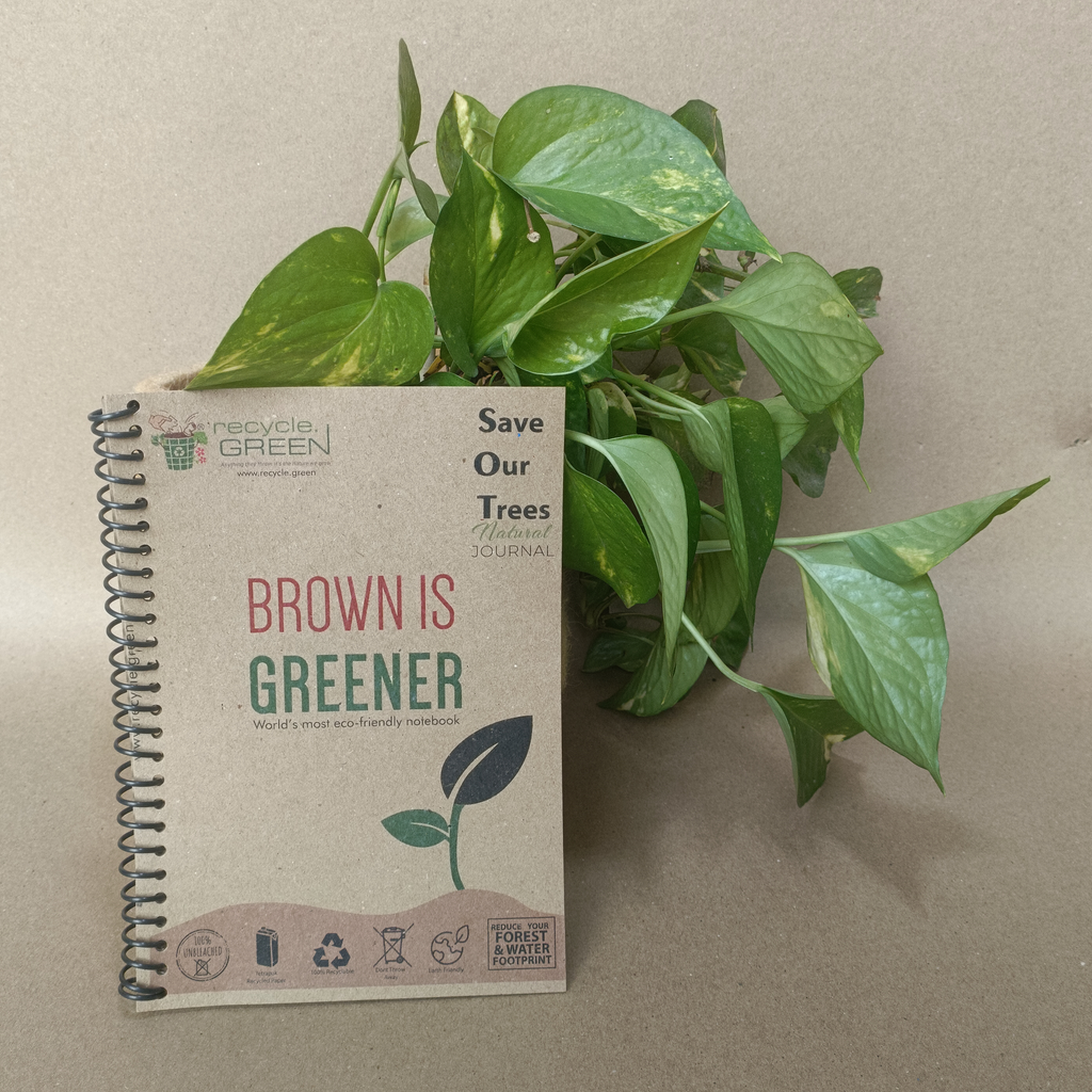 SOT BIG A5 | Unbleached Recycled Paper Diary | 100 Pages | Spiral