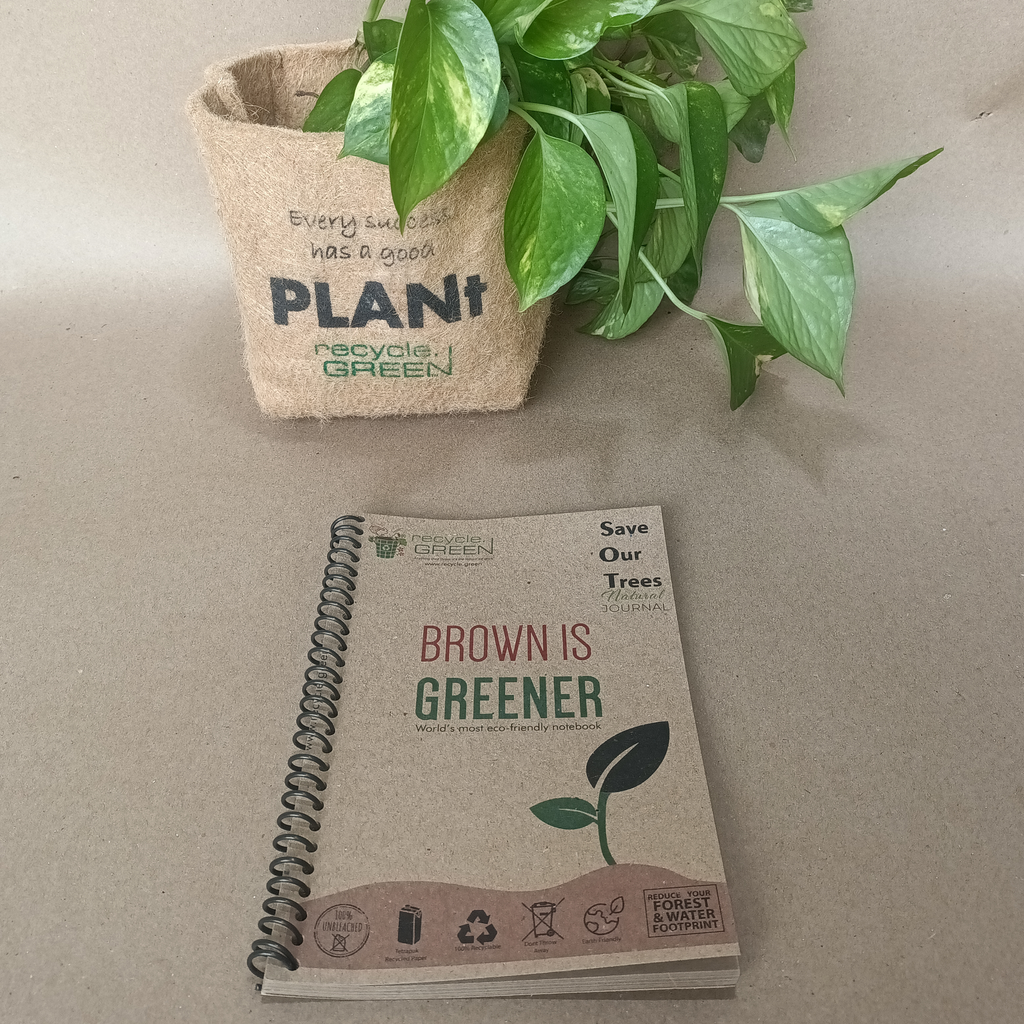 SOT BIG A5 | Unbleached Recycled Paper Diary | 100 Pages | Spiral