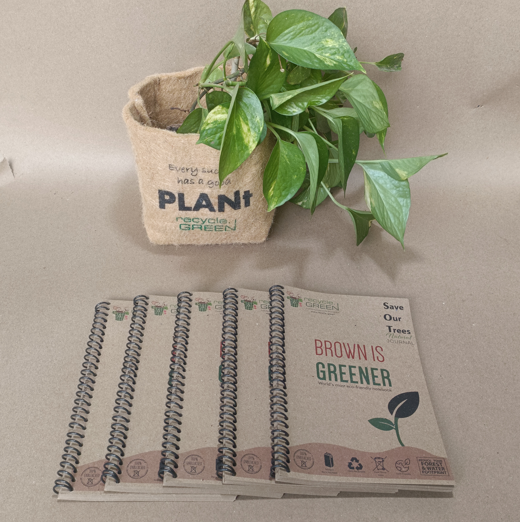 SOT BIG A5 | Unbleached Recycled Paper Diary | 100 Pages | Spiral