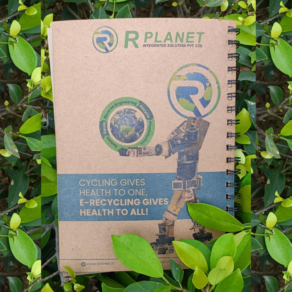 SOT BIG B5 | Wiro | Brown Recycled paper | Writing Pages B/W branding | MOQ 100