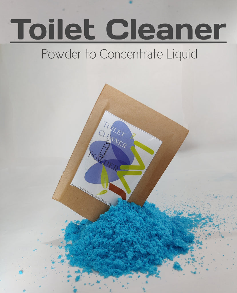 Sustainable Toilet Cleaner | Powder to Liquid | Minimal Packaging | Low Shipping | No Plastic
