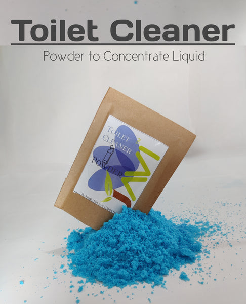 Sustainable Toilet Cleaner | Powder to Liquid | Minimal Packaging | Low Shipping | No Plastic