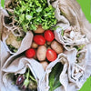 Veggie Buddy - Eco Friendly Canvas Bag with 6 pockets