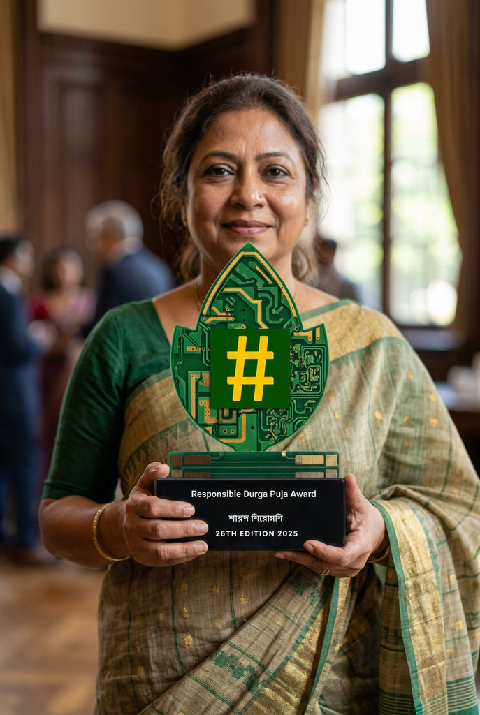 Sustainable | E-waste & Plasti Recycled Trophy