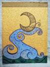 Moonwave- Recycled Handmade Diary made by ECOHUT