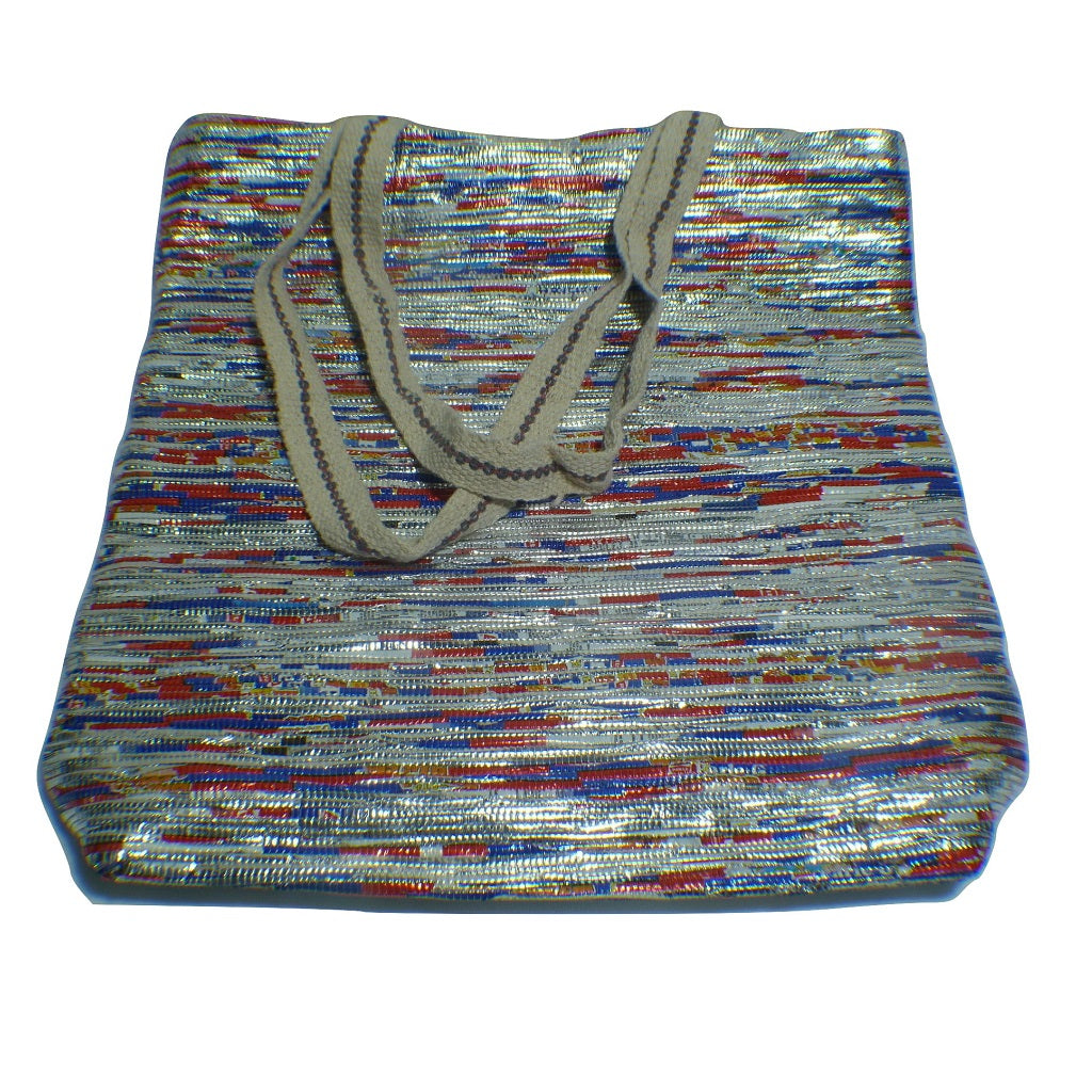 Big Carry Bag recycled from waste plastic bags type