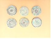 UpCycled Newspapers Costers Small (Set of 6)