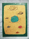 Rolling Snails - Recycled Handmade Diary made by ECOHUT