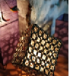 Upcycled Magazene paper lamp