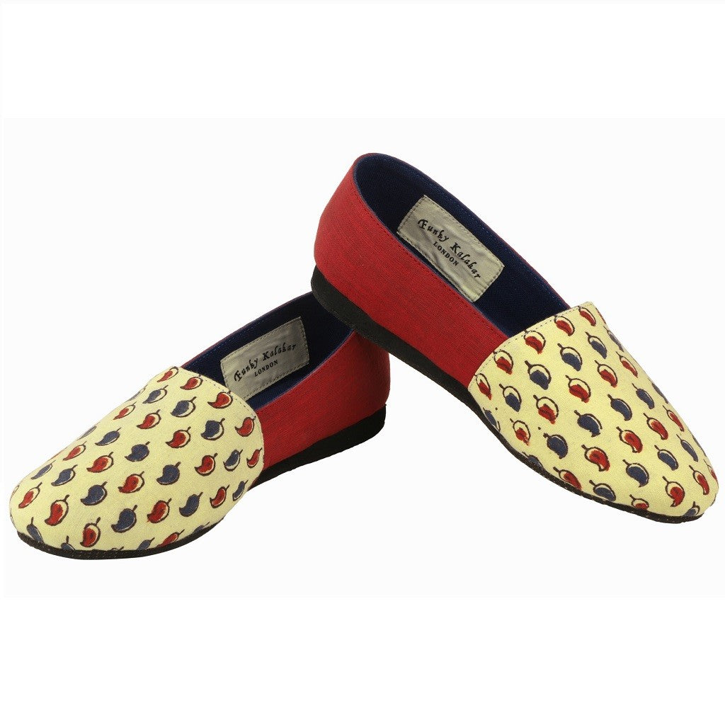 Mango Deluge | Handcrafted Vegan Slip-On Womens Shoes