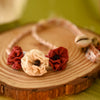 MORALFIBRE - RED & ROSE RAKHI WTH SHELL FOR BHAIYA & BHABHI - WITH A GIFT OF A TREE