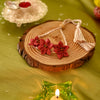 MORALFIBRE - RED CHAMELI RAKHI FOR BHABHI - WITH A GIFT OF A TREE