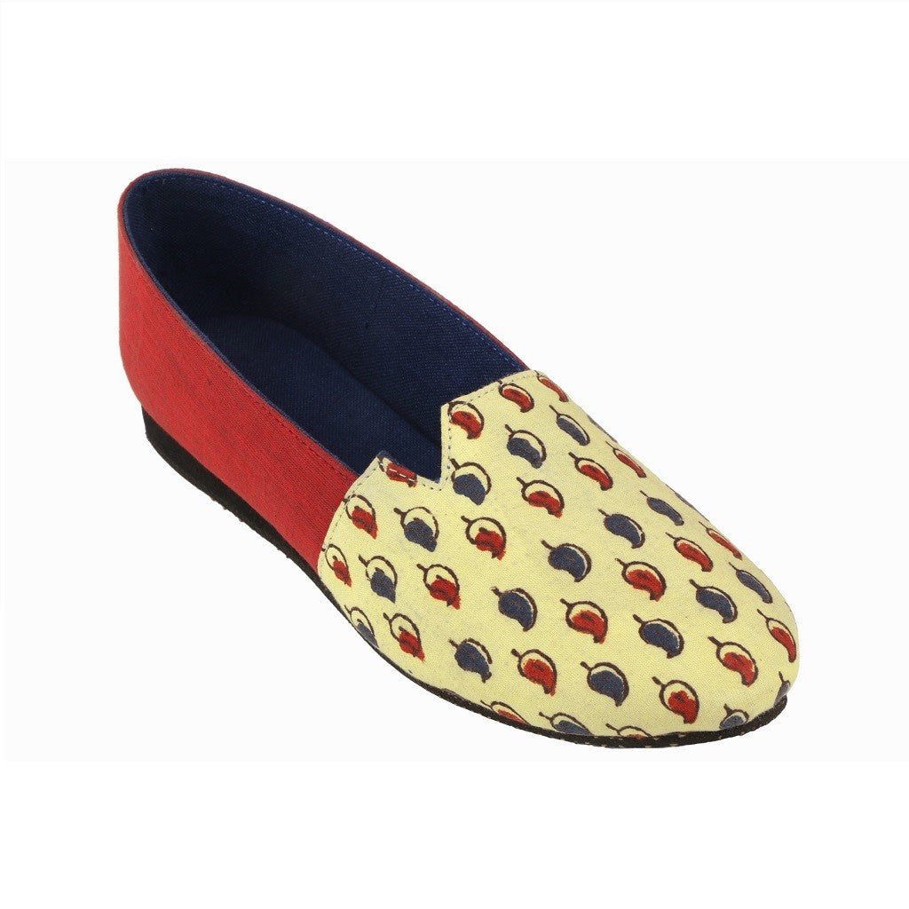 Mango Deluge | Handcrafted Vegan Slip-On Womens Shoes