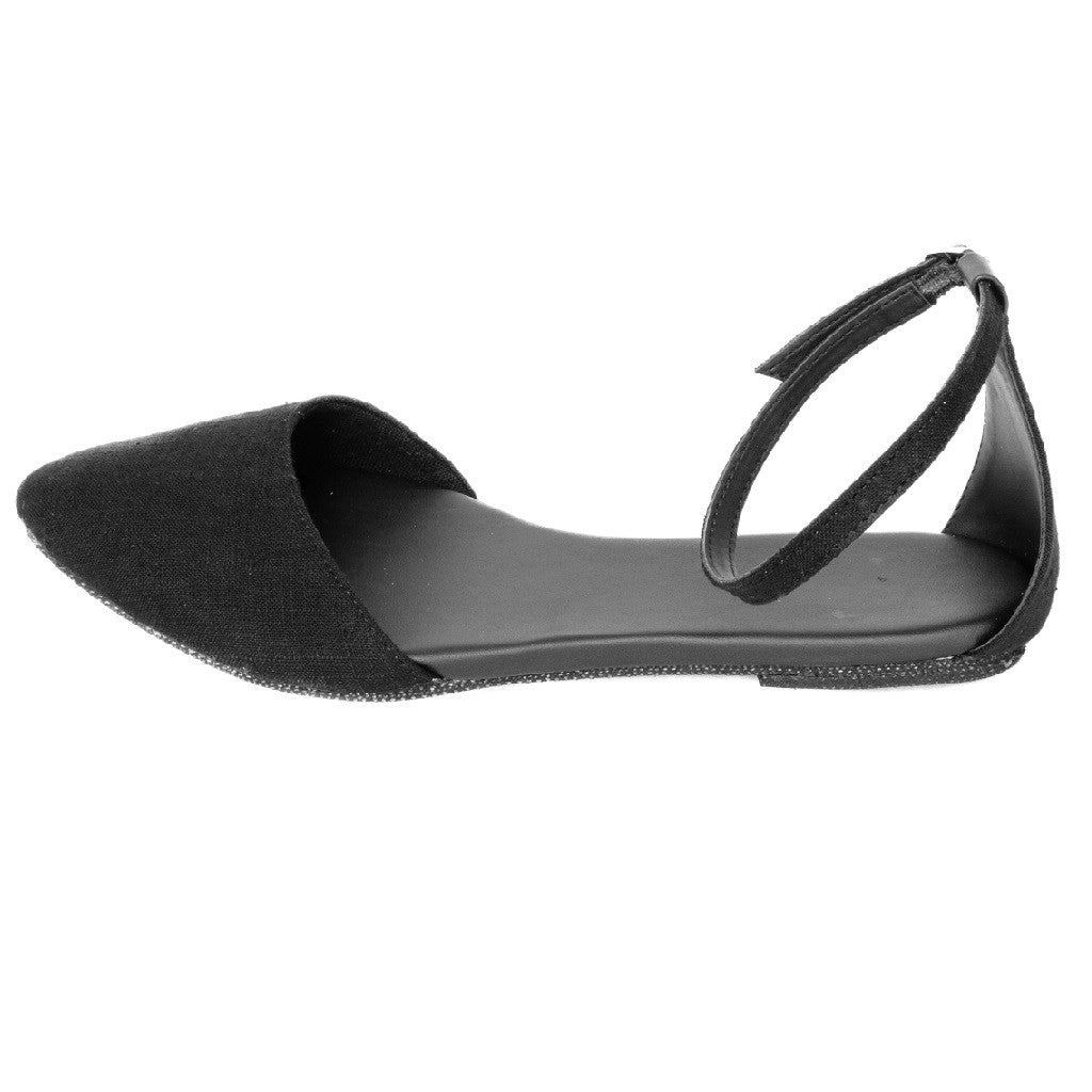 Sehni Ankle Strap Flats