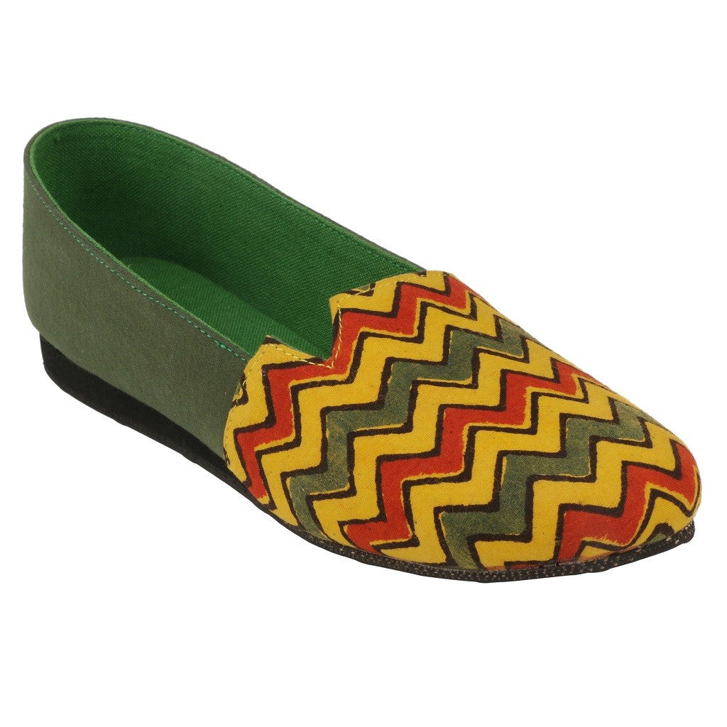 Pine Wave | Handcrafted Vegan Slip-On Womens Shoes