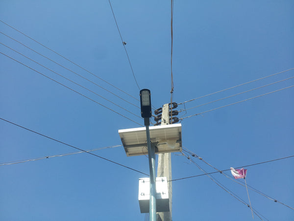 20W Solar LED Street Light Full System use to save energy