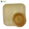 A Set of 10 - areca square plate 10 inch + bowl biodegradable compostable microwawe and freezer safe
