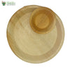 A set of 10 - areca round plate 12 inch + bowl biodegradable compostable microwawe & freezer safe