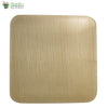 Biodegradable Compostable Areca Square Plate table ware microwave+freezer safe 6 x 6" (Set of 25)