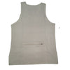 Organic herbal dyed men's innerwear bandee round neck sleeveless cambric white with 2 inner pockets