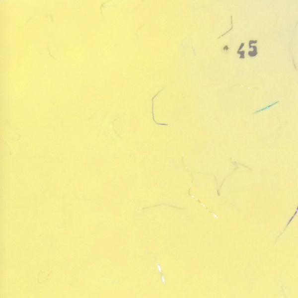 Yellow card paper hand made khadi (cotton waste) embedded with golder silver strings set of 5