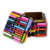 Beautiful Colourful Box (square size) made out of waste colour pencils - saving land pollution