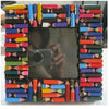 Cute photo frame (square) made of waste colouring pencils - saving land pollution